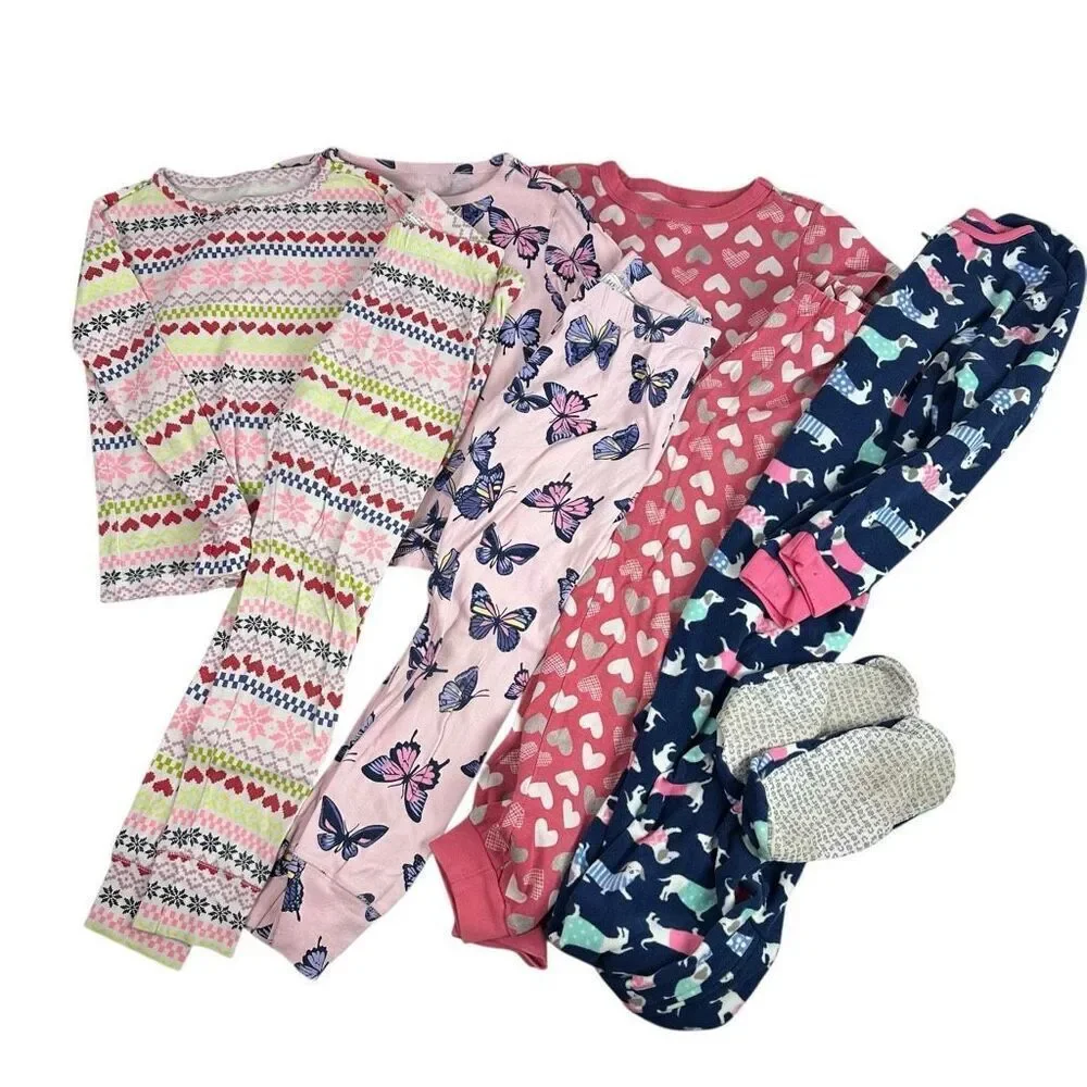 Girls size 8 Nightgown pajama Bundle of 7 Gap Carters